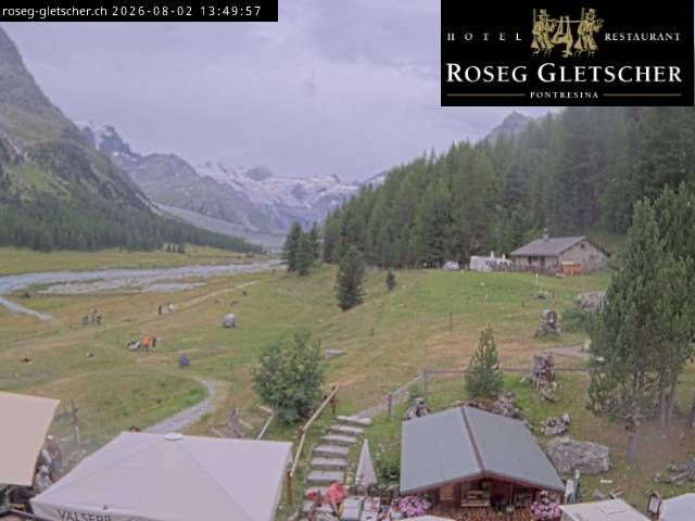 Sankt Moritz › Süden: Hotel Restaurant Roseg Gletscher