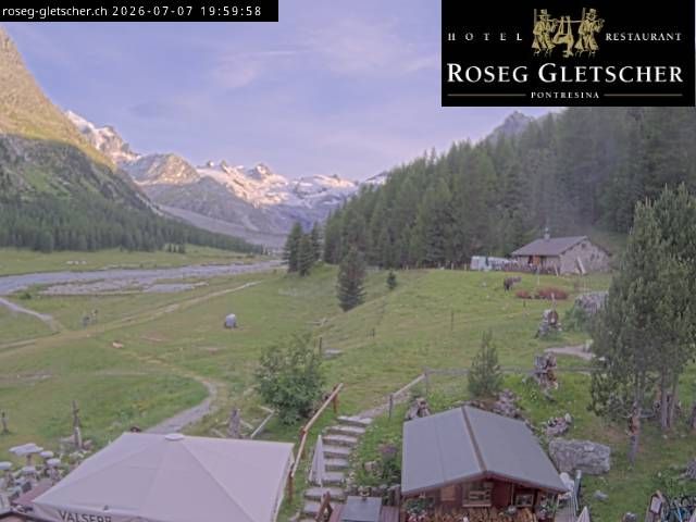 Sankt Moritz › Süden: Hotel Restaurant Roseg Gletscher