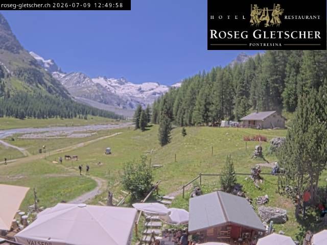 Sankt Moritz › Süden: Hotel Restaurant Roseg Gletscher