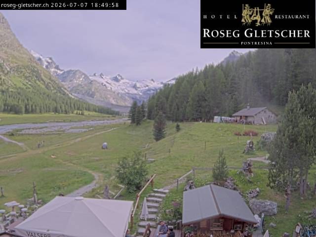 Sankt Moritz › Süden: Hotel Restaurant Roseg Gletscher