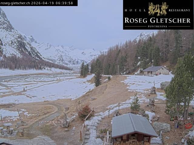 Sankt Moritz › Süden: Hotel Restaurant Roseg Gletscher