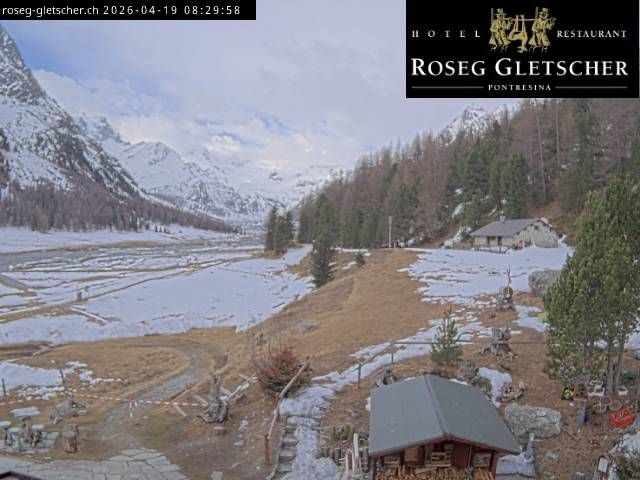 Sankt Moritz › Süden: Hotel Restaurant Roseg Gletscher