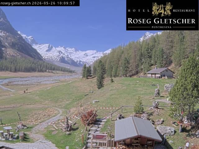 Sankt Moritz › Süden: Hotel Restaurant Roseg Gletscher