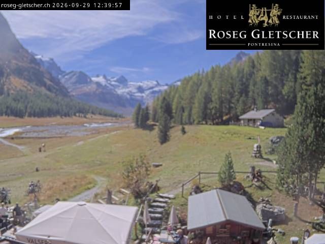 Sankt Moritz › Süden: Hotel Restaurant Roseg Gletscher