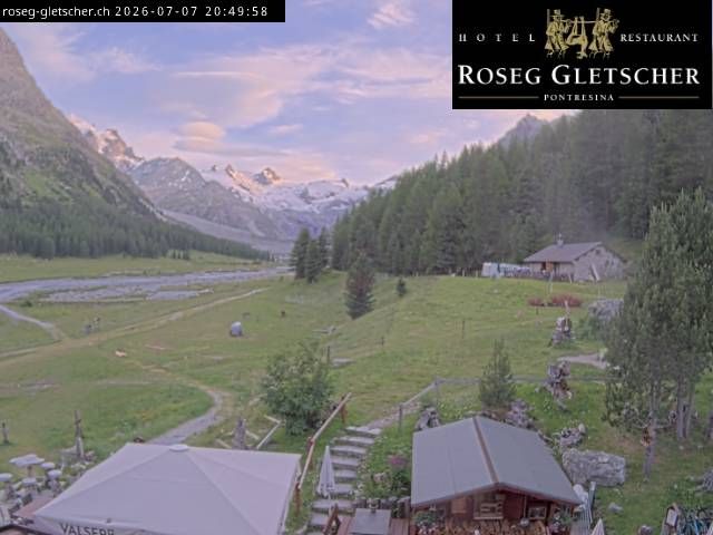 Sankt Moritz › Süden: Hotel Restaurant Roseg Gletscher