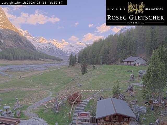 Sankt Moritz › Süden: Hotel Restaurant Roseg Gletscher