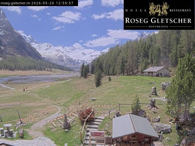 Sankt Moritz › Süden: Hotel Restaurant Roseg Gletscher