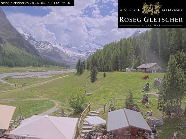 Sankt Moritz › Süden: Hotel Restaurant Roseg Gletscher