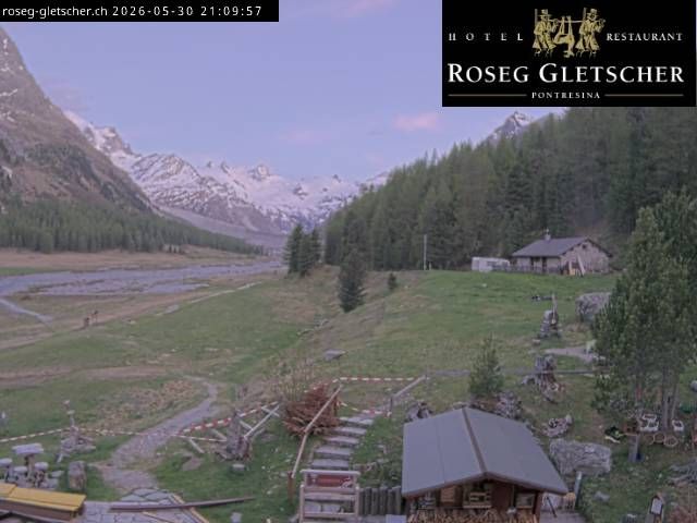 Sankt Moritz › Süden: Hotel Restaurant Roseg Gletscher