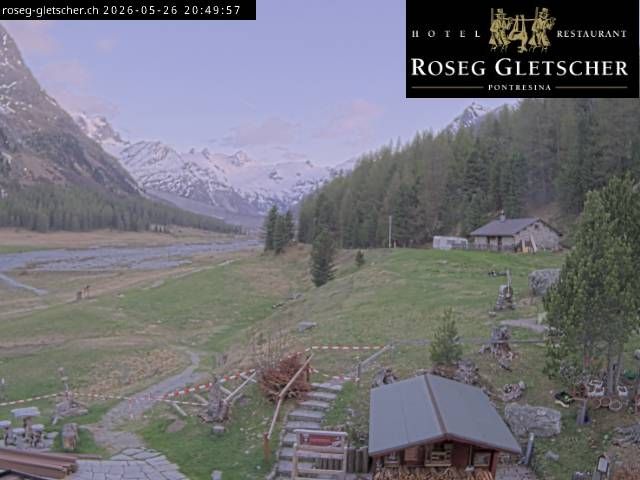 Sankt Moritz › Süden: Hotel Restaurant Roseg Gletscher