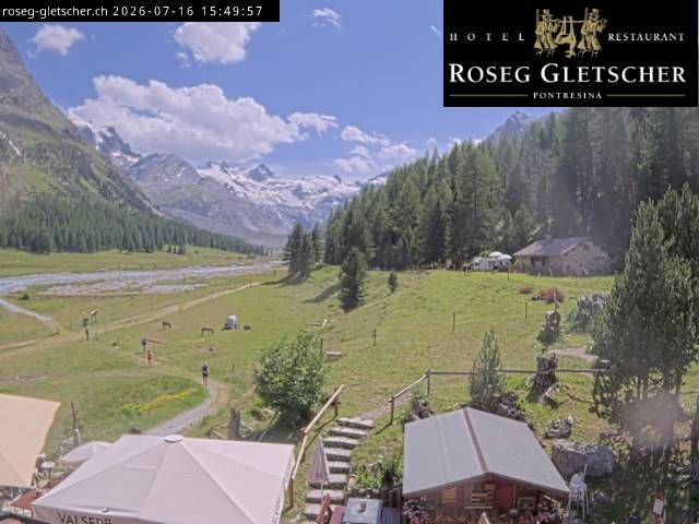 Sankt Moritz › Süden: Hotel Restaurant Roseg Gletscher