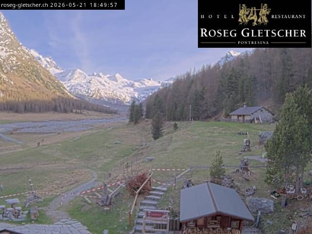 Sankt Moritz › Süden: Hotel Restaurant Roseg Gletscher