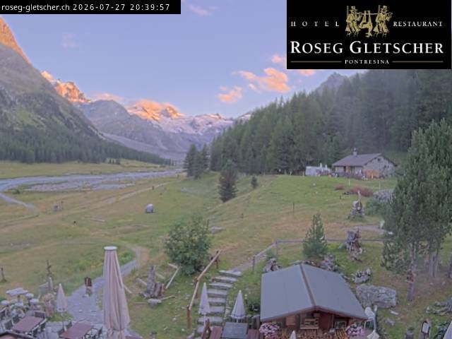 Sankt Moritz › Süden: Hotel Restaurant Roseg Gletscher