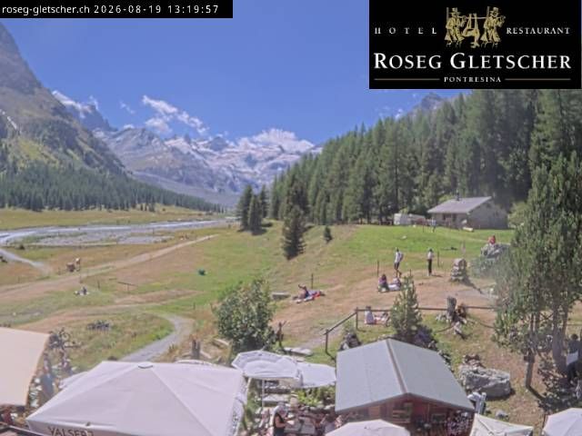 Sankt Moritz › Süden: Hotel Restaurant Roseg Gletscher