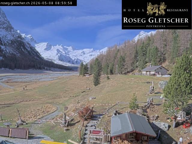 Sankt Moritz › Süden: Hotel Restaurant Roseg Gletscher