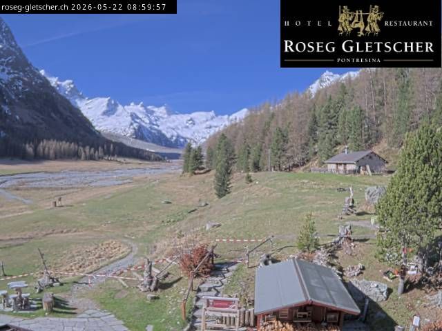 Sankt Moritz › Süden: Hotel Restaurant Roseg Gletscher