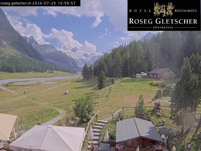 Sankt Moritz › Süden: Hotel Restaurant Roseg Gletscher
