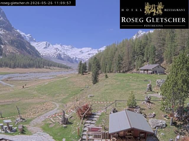 Sankt Moritz › Süden: Hotel Restaurant Roseg Gletscher