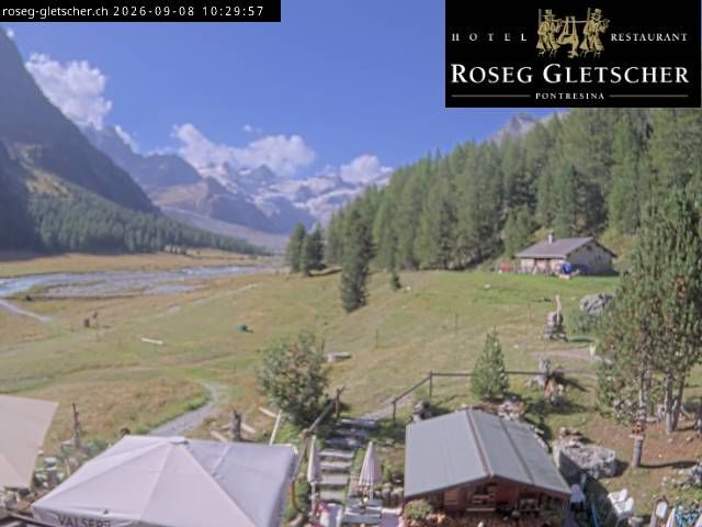 Sankt Moritz › Süden: Hotel Restaurant Roseg Gletscher
