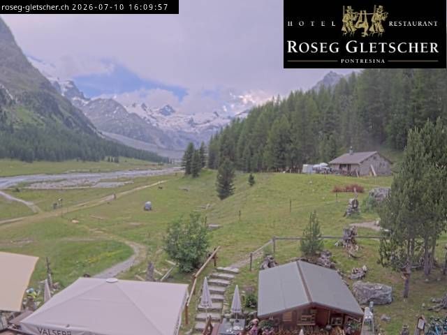 Sankt Moritz › Süden: Hotel Restaurant Roseg Gletscher