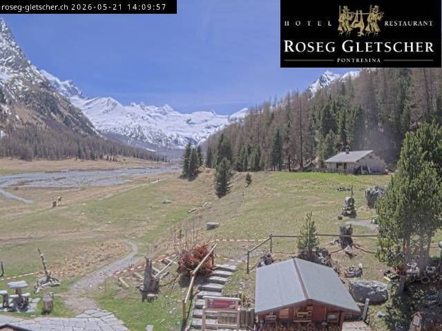 Sankt Moritz › Süden: Hotel Restaurant Roseg Gletscher