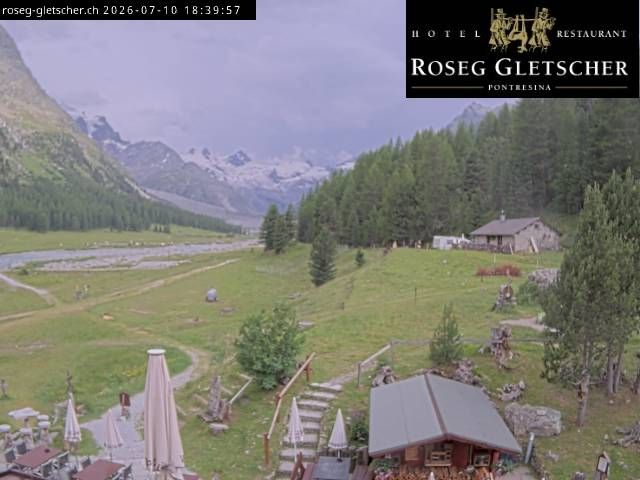 Sankt Moritz › Süden: Hotel Restaurant Roseg Gletscher