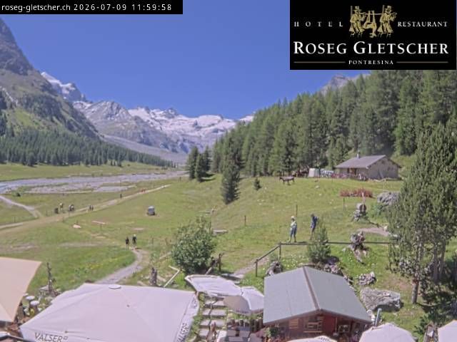 Sankt Moritz › Süden: Hotel Restaurant Roseg Gletscher