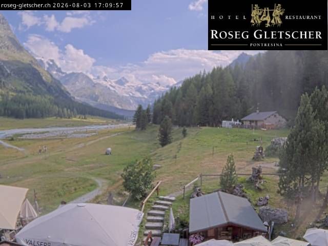 Sankt Moritz › Süden: Hotel Restaurant Roseg Gletscher