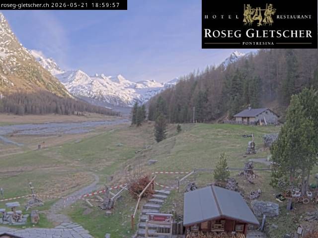 Sankt Moritz › Süden: Hotel Restaurant Roseg Gletscher