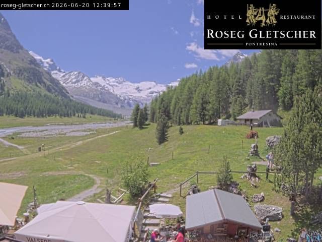 Sankt Moritz › Süden: Hotel Restaurant Roseg Gletscher