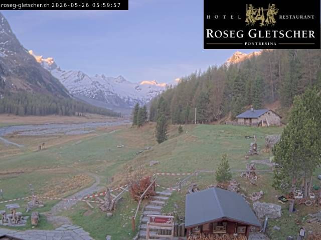 Sankt Moritz › Süden: Hotel Restaurant Roseg Gletscher