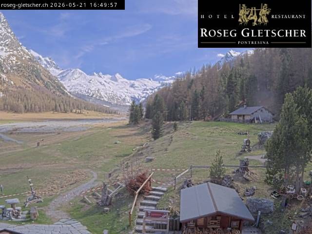 Sankt Moritz › Süden: Hotel Restaurant Roseg Gletscher