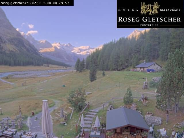 Sankt Moritz › Süden: Hotel Restaurant Roseg Gletscher