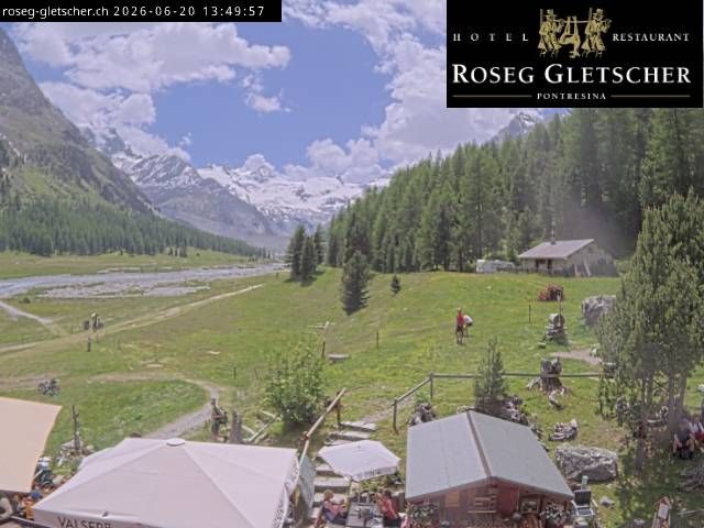 Sankt Moritz › Süden: Hotel Restaurant Roseg Gletscher
