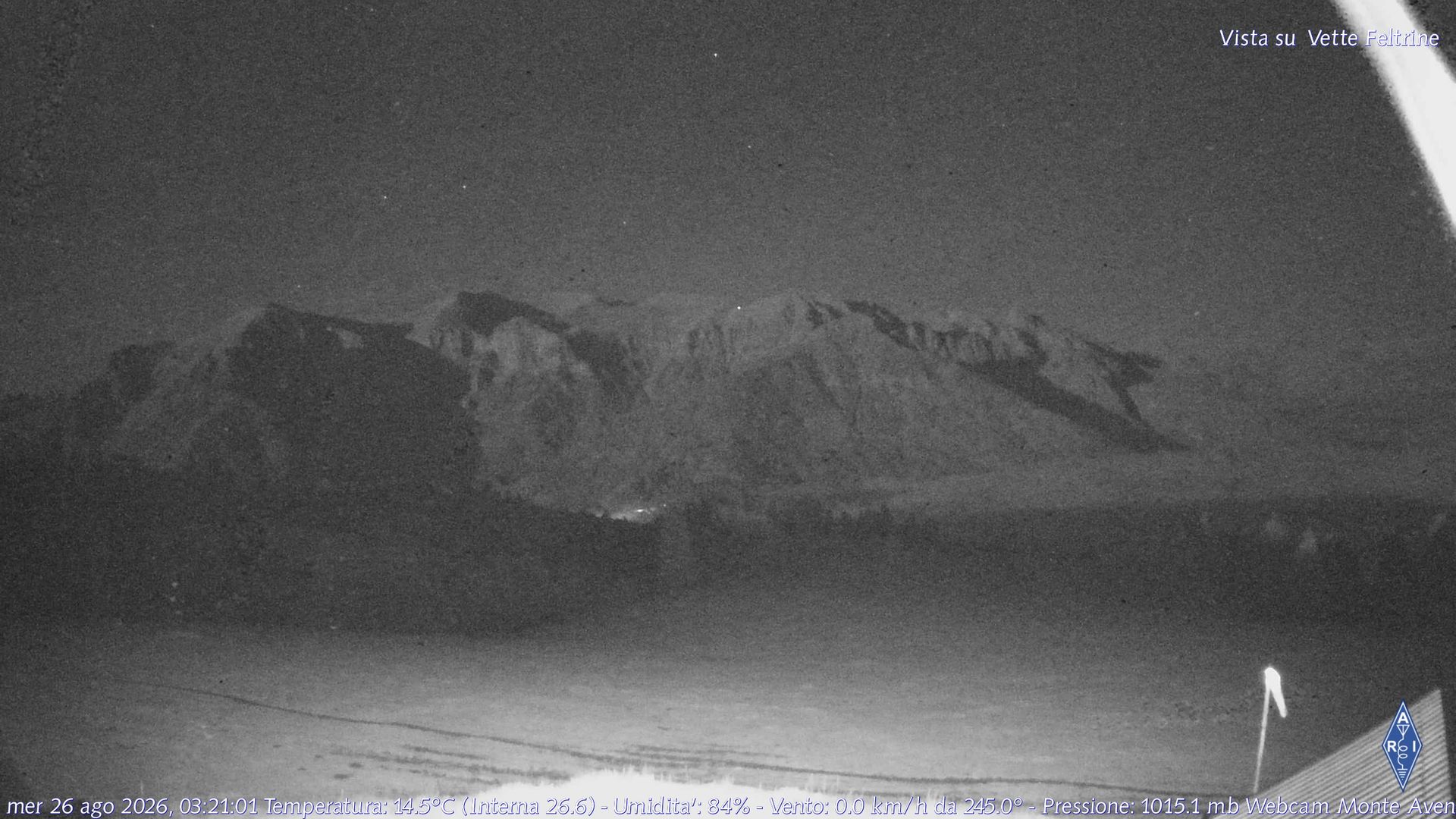 Traffic Cam Castel San Niccolo › South-East: Monte Avena: Monte Avena
