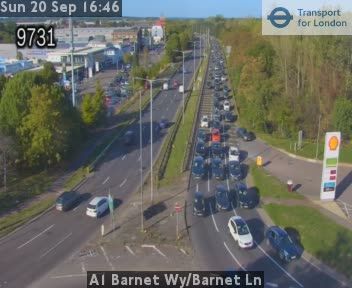 Traffic Cam London Borough of Barnet: A1 Barnet Wy/Barnet Ln