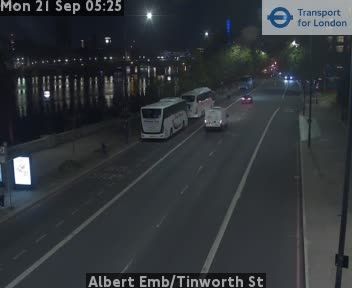 Traffic Cam London: Albert Emb/Tinworth St