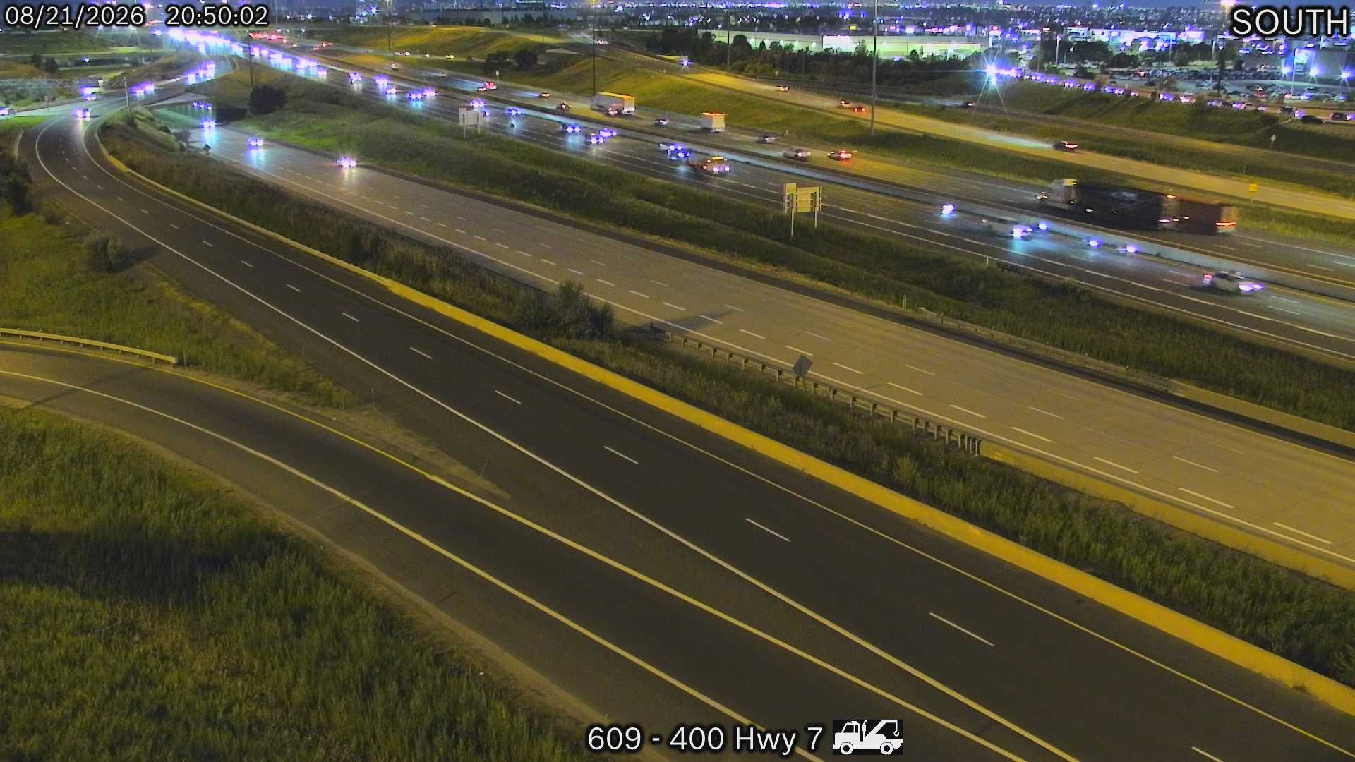 Traffic Cam Vaughan: Highway 400 near Highway