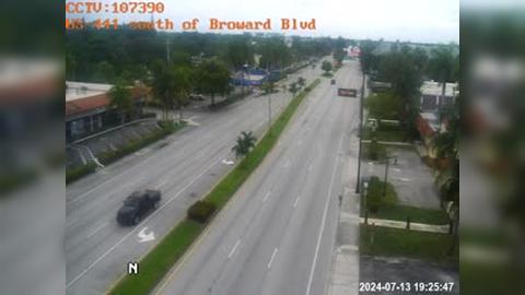 Traffic Cam Fort Lauderdale: US-441 south of Broward Blvd