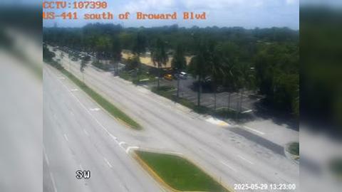 Traffic Cam Fort Lauderdale: US-441 south of Broward Blvd