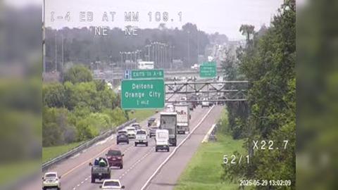 Traffic Cam Deltona: I-4 @ MM 109.1 EB