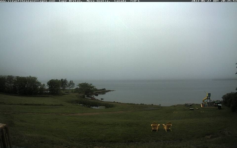 Traffic Cam Big Bras d'Or › West: View of the Sea Cottages