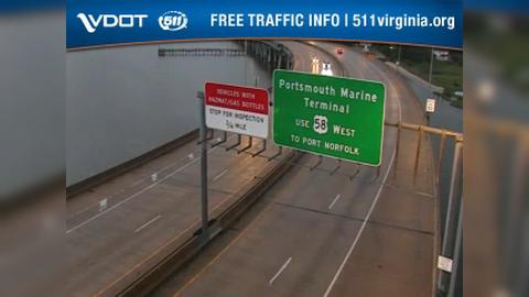 Traffic Cam Merrimac Point: VA-164 - EB - Portsmouth Approach