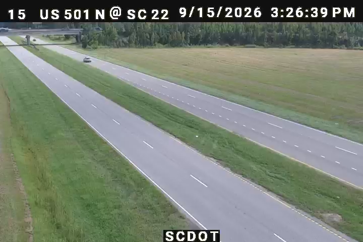 Traffic Cam Knotty Branch: US 501 N @ SC