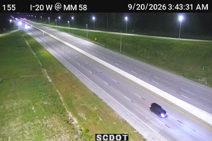 Traffic Cam Baskin Hills: I-20 E @ Exit 58 (US)