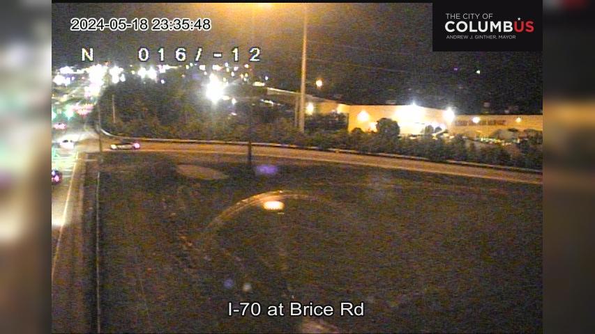 Traffic Cam Columbus: City of - I-70 at Brice Rd