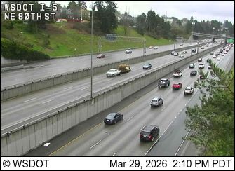 Traffic Cam Green Lake: I-5 at MP 171.2: NE 80th St