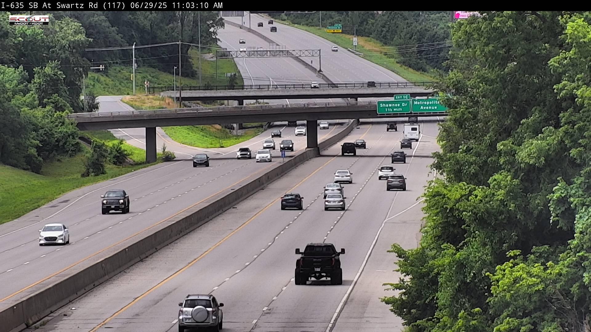 Traffic Cam Kansas City: I- S @ SWARTZ RD