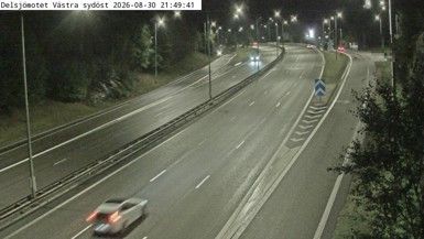 Traffic Cam Kalleback: Delsjömotet Västra sydöst
