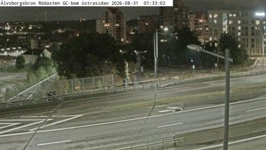Traffic Cam Sanna: Älvsborgsbron Rödasten GC-bom